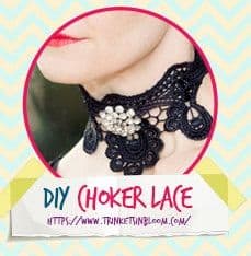 Do It Yourself: LACE CHOKER!