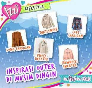 5 Inspirasi Outer untuk Musim Hujan